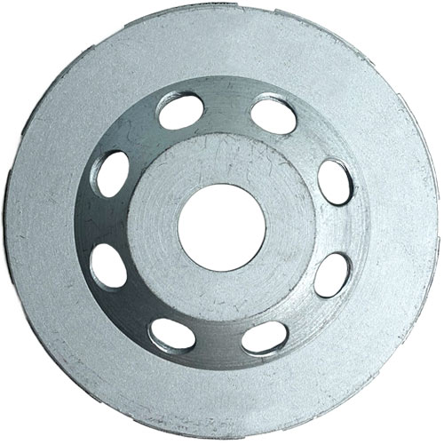 Schleiftopf, 115 mm, silber, doppelreihig – Bild 2