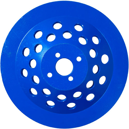 Schleiftopf, 175 mm, blau, doppelreihig – Bild 2